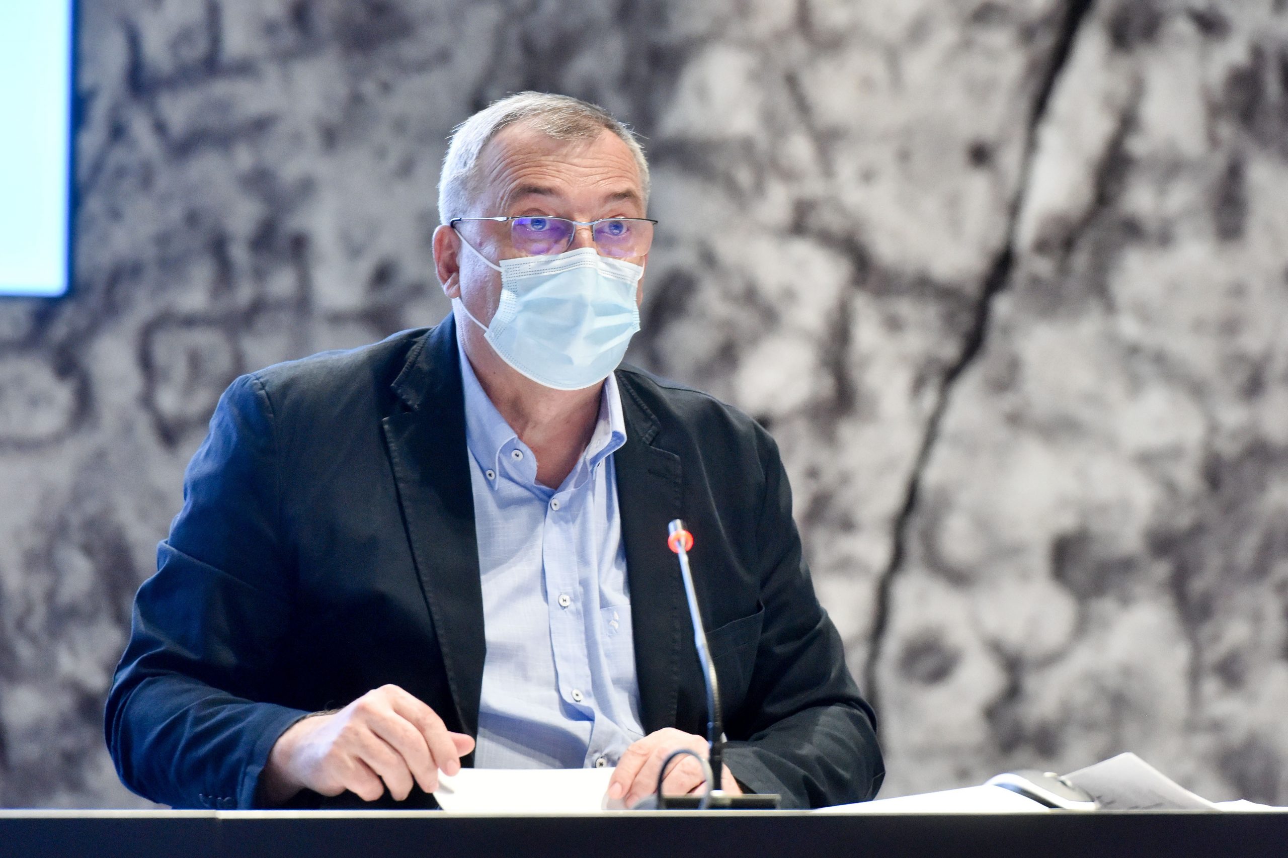 18.6.2021.,Zagreb -U NSK je odrzana redovna konferencija za medije nacionalnog stozera civilne zastite.
Photo: Davorin Visnjic/PIXSELL