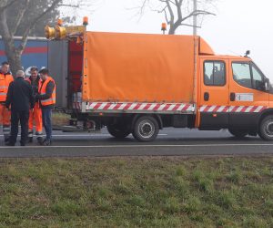 20.01.2018., Zagreb - U prometnoj nesreci na zagrebackoj obilaznici izmedju cvorova Jankomir i Lucko  u subotu rano ujutro poginuo je pjesak. Na jos nepoznatu osobu oko 4.30 sati naletjelo je teretno vozilo. 
Photo: Igor Kralj/PIXSELL