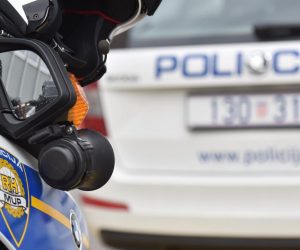 20.03.2017., Sibenik -
Policijske oznake na sluzbenim vozilima.
Photo: Hrvoje Jelavic/PIXSELL