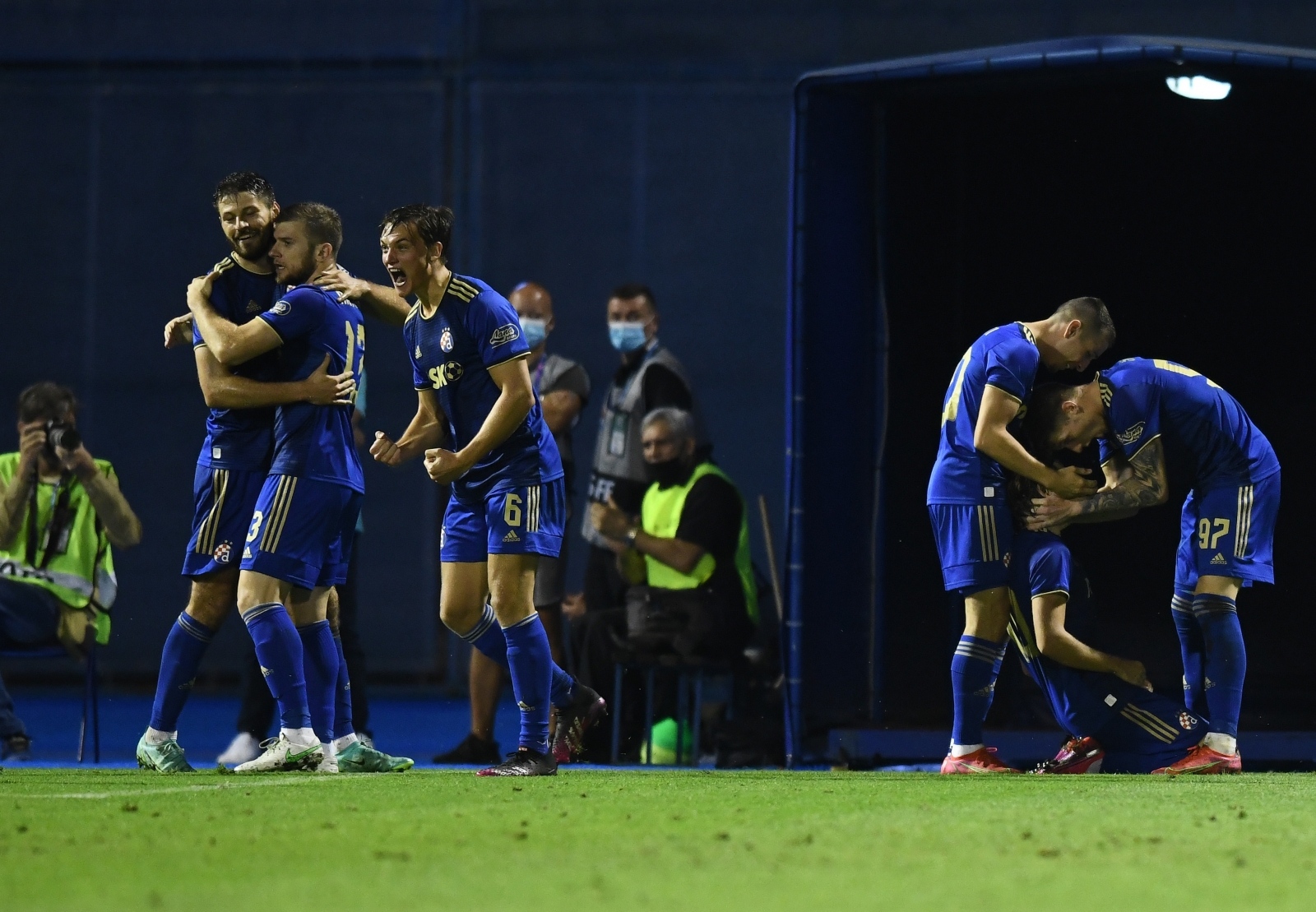 20.07.2021., stadion Maksimir, Zagreb - Prva utakmica 2. pretkola UEFA Lige prvaka, GNK Dinamo - Omonoia. Lovro Majer, Rasmus Lauritsen, Photo: Josip Regovic/PIXSELL