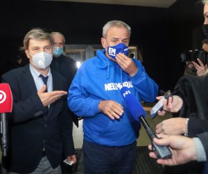 22.11.2020., Zagreb - Premijera dokumentarnog filma Kumek, redatelja Daria Juricana u kinu Studentskog centra. Gradonacelnik Milan Bandic. 

Photo: Marin Tironi/PIXSELL