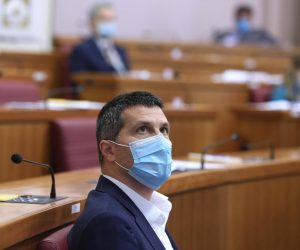 23.03.2021., Zagreb - Sabor je 6. sjednicu nastavio  raspravom o konacnom prijedlogu zakona o osnivanju Sveucilista obrane i sigurnosti. 
Photo: Patrik Macek/PIXSELL