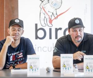 24.06.2021., Zagreb - Promocija knjige Tomislava Birtica "Urlikanje". U BIRD inkubatoru odrzana je promocija knjige Tomislava Birtica "Urlikanje". Drazen Orescanin, Hrvoje Bujas Photo: Slavko Midzor/PIXSELL