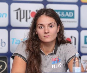 25.07.2019., Zagreb - U hotelu Panorama konferencijom za medije najavljen je zdrijeb natjecanja Grand Prix Zagreb 2019, iz serije najjacih judo turnira na svijetu. Barbara Matic. 
Photo: Luka Stanzl/PIXSELL