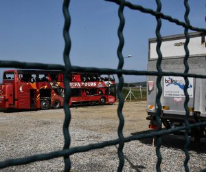 27.07.2021., Slavonski Brod - Autobus u kojem je zivot izgubilo deset putnika, a vise od cetrdeset je ozlijedjeno biti ce podvrgnut dodatnom prometnom vjestacenju. Photo: Ivica Galovic/PIXSELL