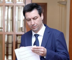 Zagreb:  Konferencija za medije HRAST -a o Zakonu o zaštiti života 28.03.2019., Zagreb - U Saboru je odrzana konferencija za medije zastupnika Hrvoja Zekanovica, koji je uz Ladislava Ilcica, govorio o Zakonu o zastiti zivota, koji pusta u saborsku proceduru. Photo: Patrik Macek/PIXSELL