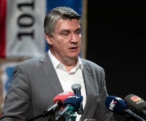 28.06.2021., Osijek - Predsjednik Republike Zoran Milanovic sudjelovao je na Svecanoj akademiji u prigodi dana 106. brigade, Dana hrvatskih branitelja i Dana hrvatskog dragovoljca Osjecko-baranjske zupanije. Photo:Davor Javorovic/PIXSELL