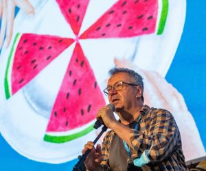 27.07.2021., Motovun - Na trgu Andree Antica otvoren je Motovun Film Festival koje je vodio Mario Petrekovic a tijekom otvorenja publici su se obratili Tomislav Pahovic (nacelnik opcinme Motovun), zamjenica Zupana Istarske zupanije Jassica Acquavita, Veleposlanik Italije u Hrvatskoj Pierfrancesco Sacco i Igor Mirkovic direktor festivala. Photo: Srecko Niketic/PIXSELL