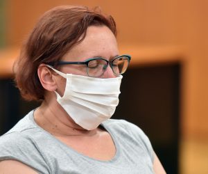 30.06.2020., Varazdin- Smiljana Srnec osudjena na 15 godina za ubojstvo sestre Jasmine Dominic. Smiljana Srnec tijelo svoje sestre drzala je u zamrzivacu u obiteljskoj kuci dvadeset godina gdje je i sama zivjela.
Photo: Vjeran Zganec Rogulja/PIXSELL