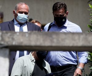 30.06.2021., Zagreb - Vijenac 2. Pretres kuce glavnog ravnatelja HRT-a Kazimira Bacica na Tuskancu zbog sumnje u korupciju. Photo: Igor Kralj/PIXSELL