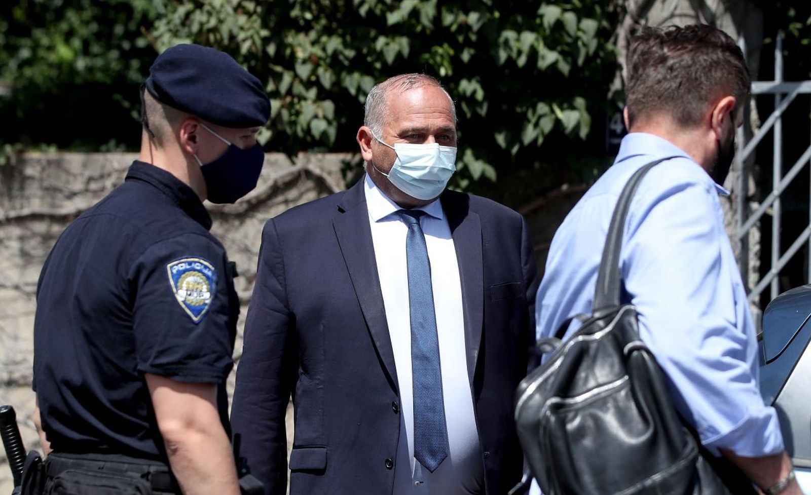 30.06.2021., Zagreb - Vijenac 2. Pretres kuce glavnog ravnatelja HRT-a Kazimira Bacica na Tuskancu zbog sumnje u korupciju. Photo: Igor Kralj/PIXSELL