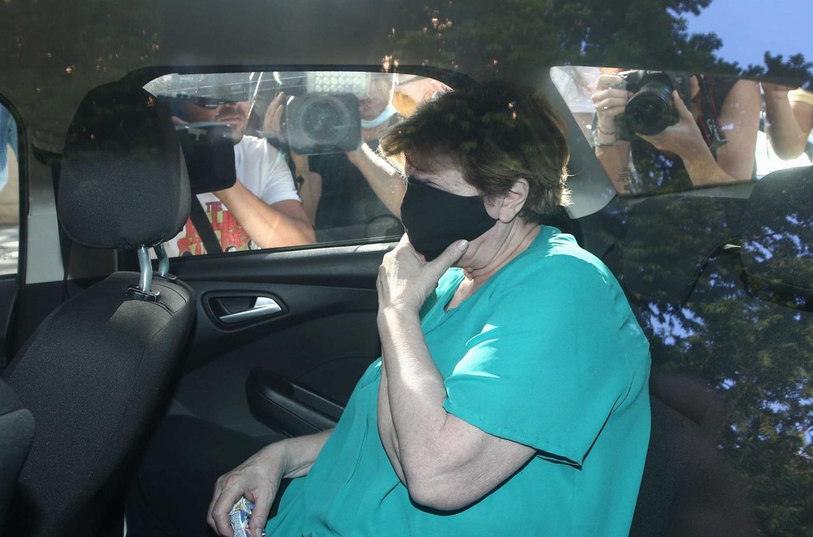 30.06.2021., Zagreb - Ana Stavljenic Rukavina dovedena u prostorije Uskoka u Vlaskoj ulici.
Photo: Matija Habljak/PIXSELL