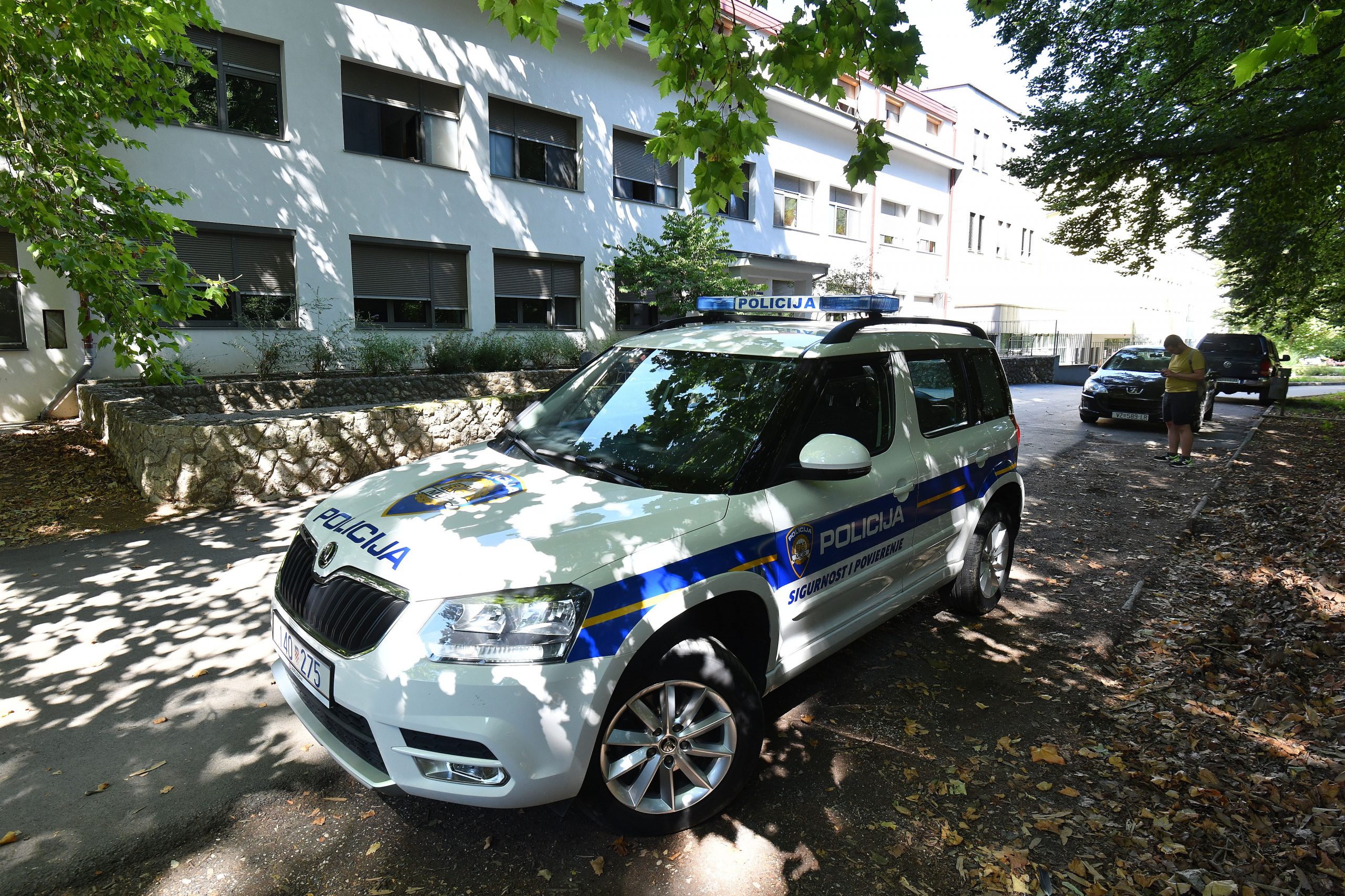 30.07.2021., Novi Marof - U bolnici u Novom Marofu zapalio se aparat za kisik, covjek koji je bio spojen na njega, umro je. 

Photo: Vjeran Zganec Rogulja/PIXSELL