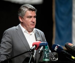 28.06.2021., Osijek - Predsjednik Republike Zoran Milanovic sudjelovao je na Svecanoj akademiji u prigodi dana 106. brigade, Dana hrvatskih branitelja i Dana hrvatskog dragovoljca Osjecko-baranjske zupanije. Photo:Davor Javorovic/PIXSELL