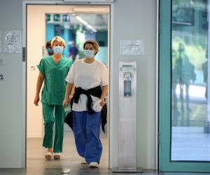 06.06.2021., Zagreb - Klinicka bolnica Dubrava otvorila je nakon 217 dana vrata za pacijente koji nisu zarazeni koronavirusom.
Photo: Zeljko Hladika/Pixsell