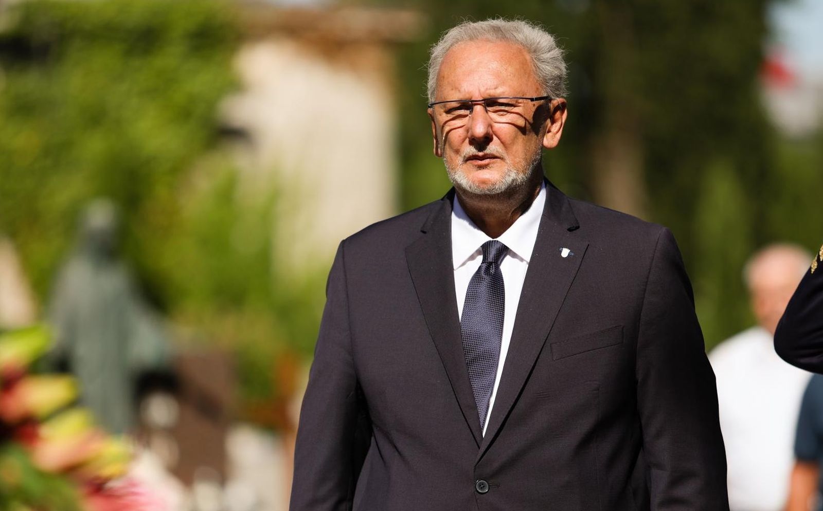 28.06.2021., Zadar - Na Gradskom groblju polozeni su vijenci povodom 30. obljetnice osnutka 112. brigade HV-a. Davor Bozinovic, potpredsjednik Vlade i ministar unutarnjih poslova Photo: Marko Dimic/PIXSELL
