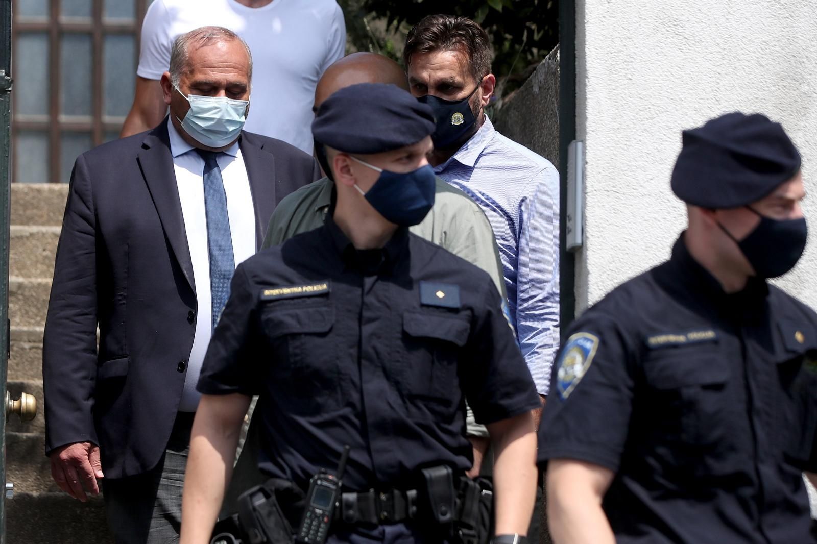 30.06.2021., Zagreb - Vijenac 2. Pretres kuce glavnog ravnatelja HRT-a Kazimira Bacica na Tuskancu zbog sumnje u korupciju. Photo: Igor Kralj/PIXSELL