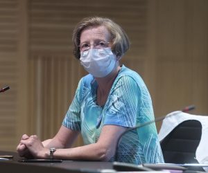02.07.2021., Zagreb - Nacionalni stozer civilne zastite odrzao je konferenciju za medije u Nacionalnoj i sveucilisnoj knjiznici. Ravnateljica Klinike za infektivne bolesti "Dr. Fran Mihaljevic" Alemka Markotic. Photo: Marko Prpic/PIXSELL