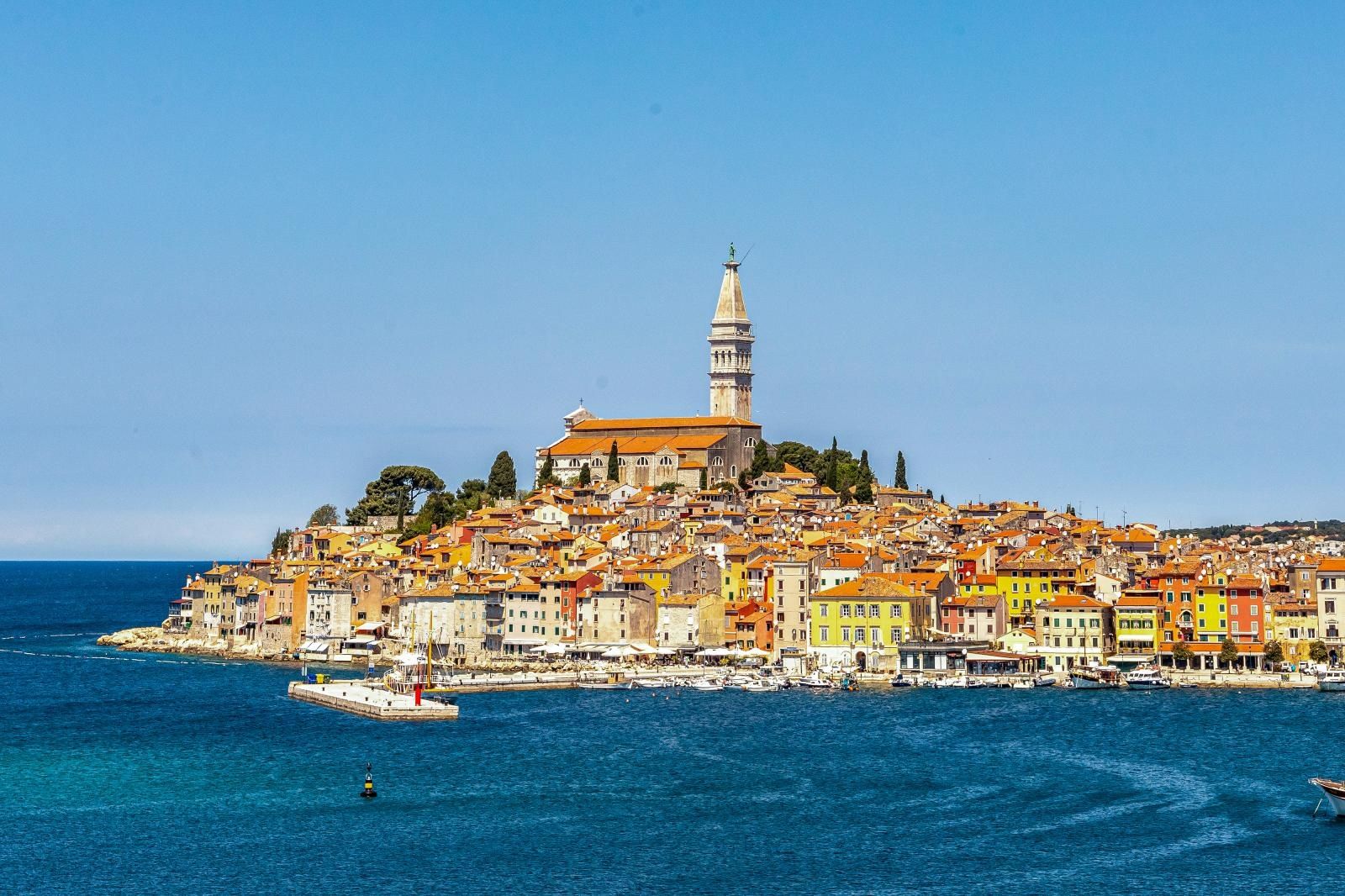 10.05.2021., Rovinj - Panoramski pogled na grad Rovinj
Photo: Srecko Niketic/PIXSELL