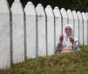 10.07.2021., Potocari, Bosna i Hercegovina - Obitelji ubijenih u genocidu okupljaju se u Memorijalnom centru Srebrenica - Potocari gdje se molitvom prisjecaju svojih najmilijih. U nedelju 11.07., ovdje ce biti ukopano jos 19 zrtava genocida u Srebrenici.
Photo: Armin Durgut/PIXSELL