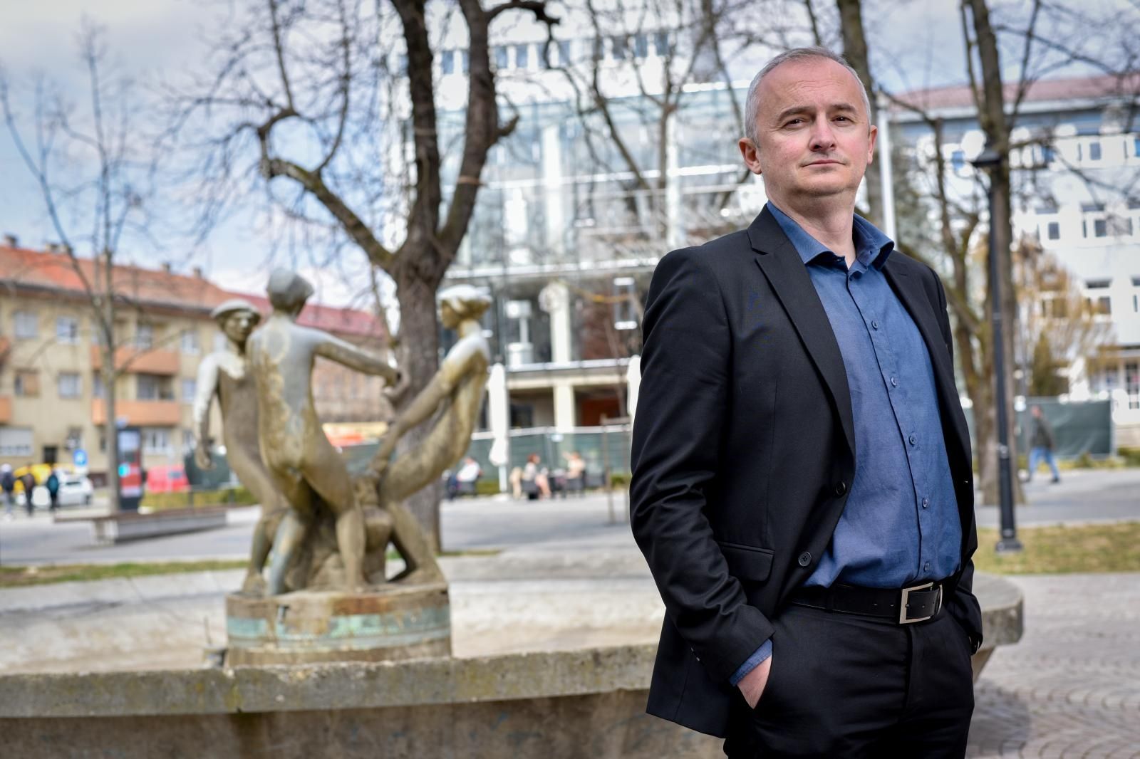 25.03.2021., Nova Gradiska - Vinko Grgic, kandidat za gradonacelnika Nove Gradiske.

Photo: Sasa Zinaja/NFoto/PIXSELL