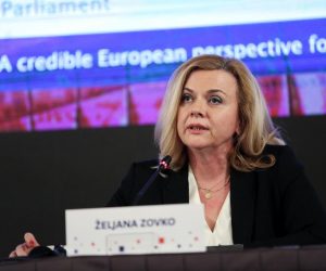 03.03.2020., Zagreb - Sjednica Sastanka predsjedajuce Trojke i Europskog parlamenta - Vjerodostojna europska perspektiva drzava zapadnog balkana.  Photo: Emica Elvedji/PIXSELL/EU2020HR