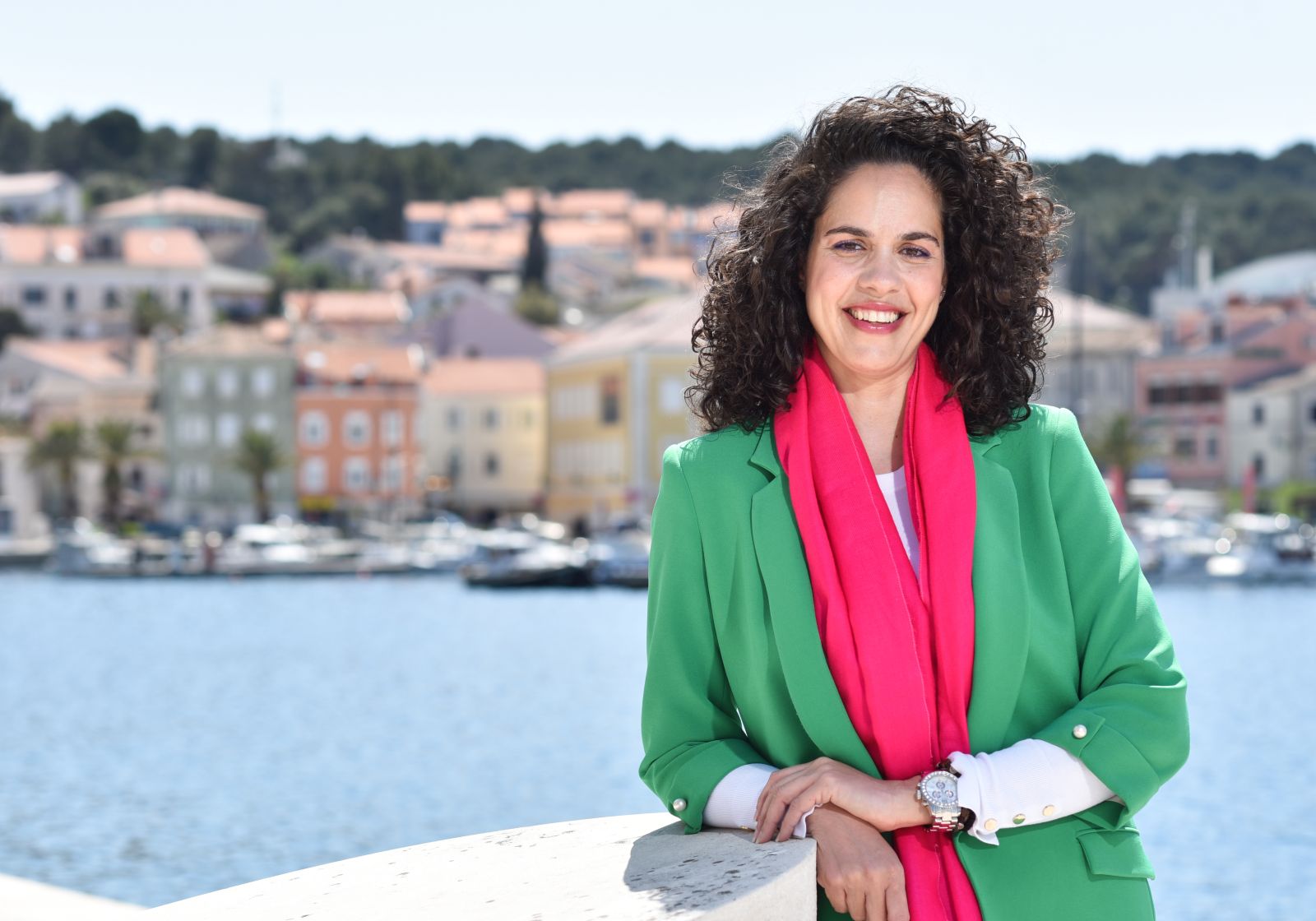 15.04.2021., Mali Lošinj - Ana Kučić, gradonacelnica Malog Losinja.

Photo: Sasa Zinaja/NFoto
