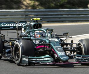 epa09380145 German Formula One driver Sebastian Vettel of Aston Martin steers his car during the first free practice session of the Hungarian Formula One Grand Prix at the Hungaroring circuit in Mogyorod, Hungary, 30 July 2021. The Hungarian Formula One Grand Prix will take place on 01 August 2021.  EPA/Zsolt Szigetvary HUNGARY OUT