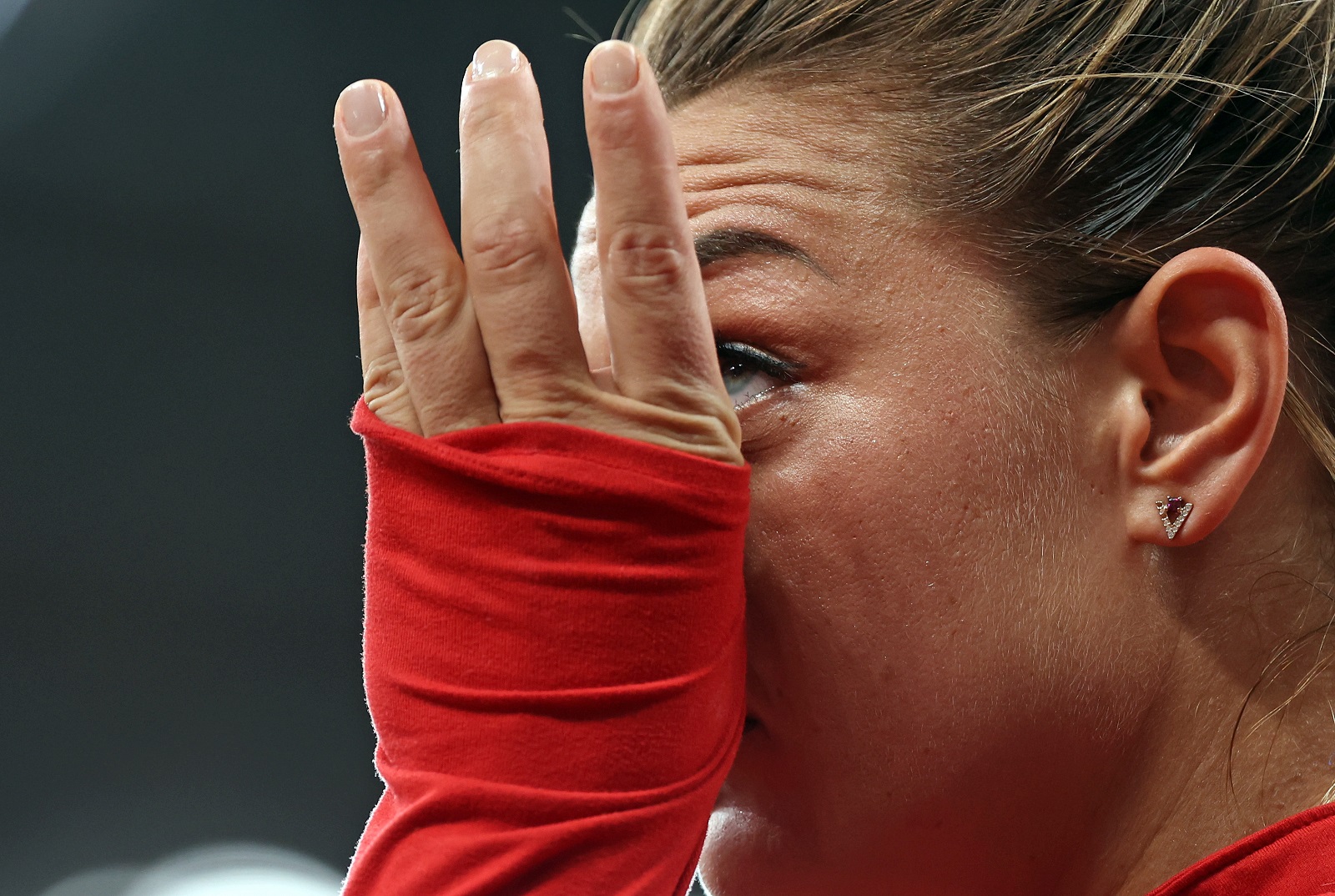 Tokio, 02.08.2021 - Najbolja hrvatska atleticarka Sandra Perkovic osvojila je cetvrto mjesto u finalu bacanja diska na Olimpijskim igrama u Tokiju ostavi bez medalje nakon to je osvojila zlato u Londonu i Rio de Janeiru.
foto HINA/ Damir SENCAR/ ds
