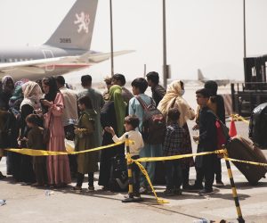 epa09421074 A handout photo made available by US Central Command Public Affairs shows civilians preparing to board a plane during an evacuation at Hamid Karzai International Airport, Kabul, Afghanistan, 18 August 2021 (issued 19 August 2021). US Marines are assisting the Department of State with an orderly drawdown of designated personnel in Afghanistan. (U.S. Marine Corps photo by Staff Sgt. Victor Mancilla)  EPA/Staff Sgt. Victor Mancilla/ US Central Command Public Affairs HO Released By:

LT Robert Mook

Public Affairs Officer

Joint Task Force-Crisis Response

robert.e.mook2.mil@mail.mil HANDOUT EDITORIAL USE ONLY/NO SALES