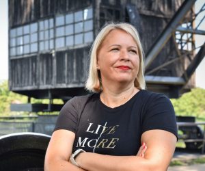 11.08.2021., Sisak - Kristina Ikic Banicek, gradonacelnica Siska. 

Photo Sasa ZinajaNFoto