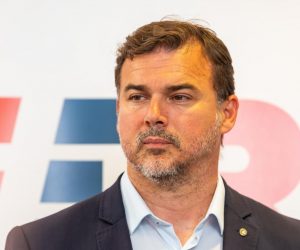 02.06.2021., Pula - SDP Istarske zupanije odrzao je izvanrednu konferenciju za medije na temu "Ispravnost izbornih rezultata u drugom krugu netom odrzanih lokalnih izbora". Nakon konferencije novinarima su predstavljeni dokazi koji ukazuju da je bilo nevazecih listica na stetu Danijela Ferica. Danijel Feric, vijecnik u zupanijskoj skupstini Istarske zupanije Photo: Srecko Niketic/PIXSELL