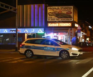 03.08.2021., Zagreb - Policija osigurava mjesto tucnjave izmedju navijaca Dinama i Legije u Dubravi. Photo: Matija Habljak/PIXSELL