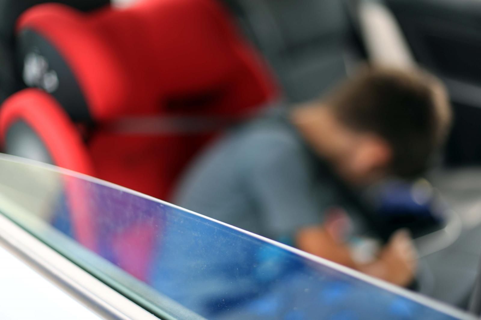 04.07.2018., Zagreb - Dijete u automobilu.
Photo: Slavko Midzor/PIXSELL