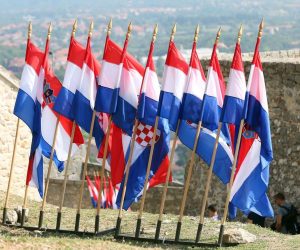 Knin: Generalna proba na tvrđavi uoči svečane proslave 23. obljetnice VRO Oluja 04.08.2018., Knin - Generalna proba na tvrdjavi uoci svecane proslave 23. obljetnice vojno-redarstvene operacije Oluja. 

Photo: Dusko Jaramaz/PIXSELL