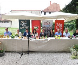 04.08.2021., Varazdin- U dvoristu palace Sermage predstavljen program Spancirfesta.
Photo: Vjeran Zganec Rogulja/PIXSELL