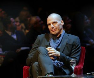 04.12.2016., Zagreb - U Hrvatskom narodnom kazalistu na Filozofskom teatru gostovao je bivsi ministar financija Grcke Janis Varoufakis.
Photo: Zarko Basic/PIXSELL