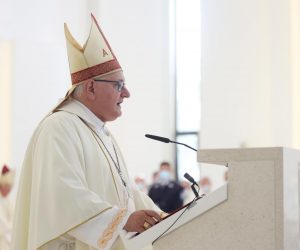 Knin - Obiljezavanje obljetnice Dana pobjede i domovinske zahvalnosti te Dana hrvatskih branitelja sluzena je sveta misa za Domovinu u crkvi Gospe Velikog Hrvatskog Krsnog Zavjeta koju će predvoditi msgr. Jure Bogdan, vojni ordinarij. Photo: Marko Dimic/PIXSELL