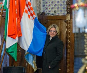 06.11.2018., Subotica, Srbija - Jasna Vojnic s listom ''Hrvati zajedno'' ostvarila je veliku pobjedu na izborima u Srbiji. Photo: Dubravka Petric/PIXSELL