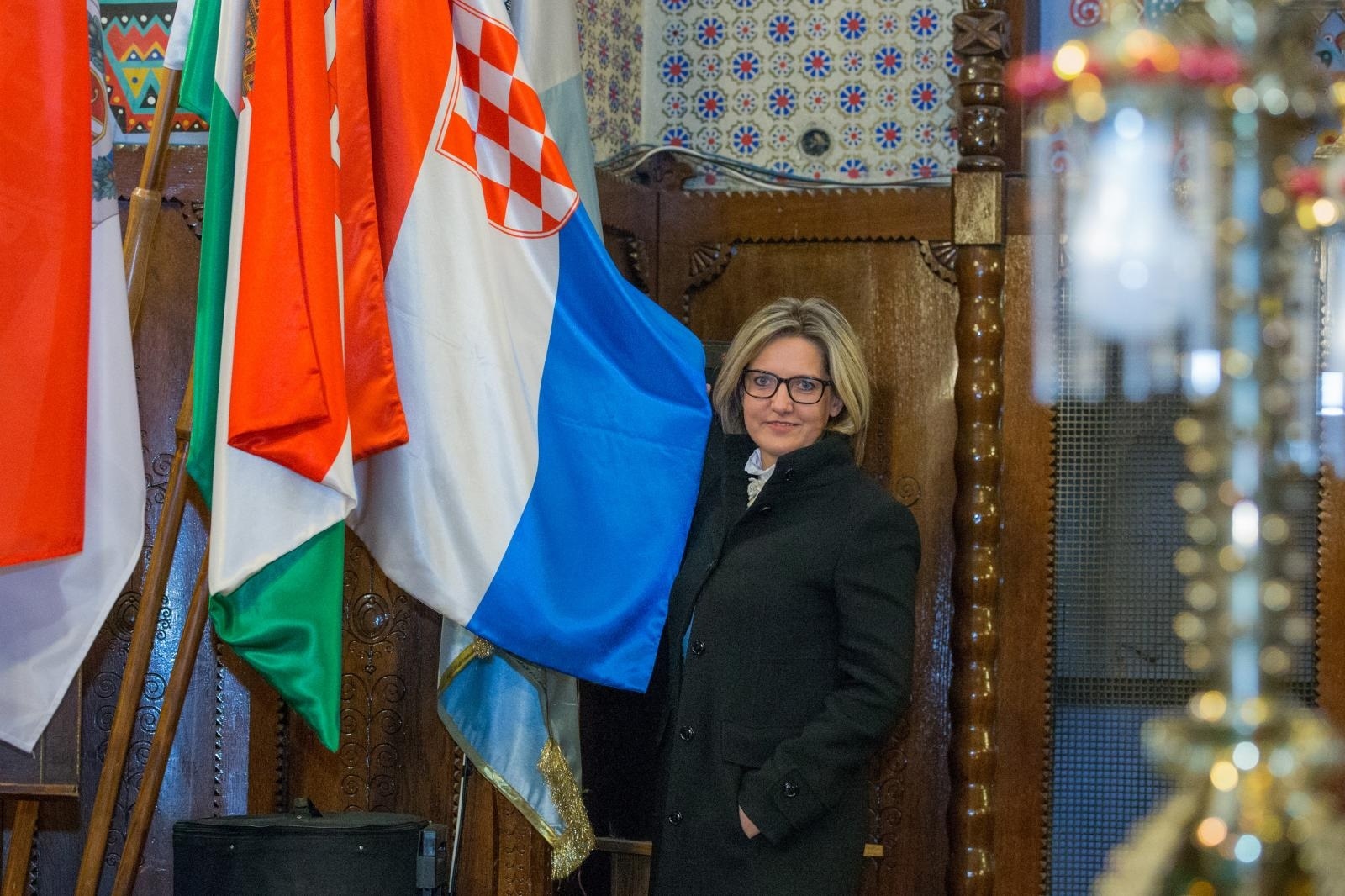 06.11.2018., Subotica, Srbija - Jasna Vojnic s listom ''Hrvati zajedno'' ostvarila je veliku pobjedu na izborima u Srbiji. Photo: Dubravka Petric/PIXSELL