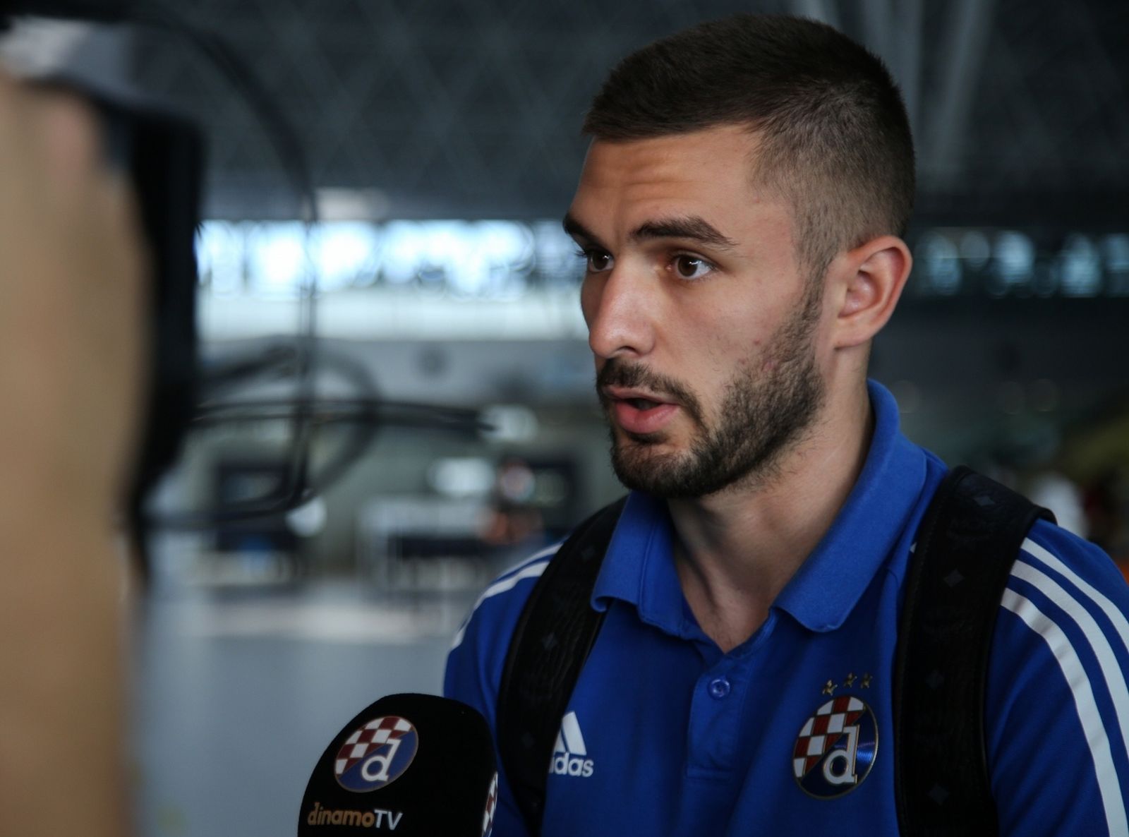 09.08.2021, Zagreb - Odlazak igraca GNK Dinamo u Varsavu na uzvratnu utakmicu 3. pretkola Lige prvaka protiv Legije. Bartol Franjic

Photo: Zeljko Hladika/PIXSELL