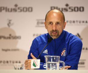 10.08.2021., Stadion Wojska Polskiego, Varsava - Konferencija za medije GNK Dinamo nakon druge utakmice 3. pretkola UEFA Lige prvaka,  Legia - GNK Dinamo Zagreb. Damir Krznar Photo: Matija Habljak/PIXSELL