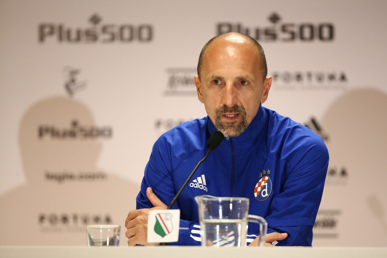 10.08.2021., Stadion Wojska Polskiego, Varsava - Konferencija za medije GNK Dinamo nakon druge utakmice 3. pretkola UEFA Lige prvaka,  Legia - GNK Dinamo Zagreb. Damir Krznar Photo: Matija Habljak/PIXSELL