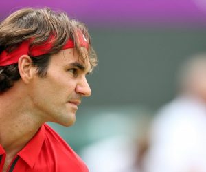 01.08.2012., Engleska, London - Olimpijske igre London 2012. Wimbledon, Roger Federer pobjedom nad Denisom Istominom izborio je cetvrtfinale.
Photo: Sanjin Strukic/PIXSELL