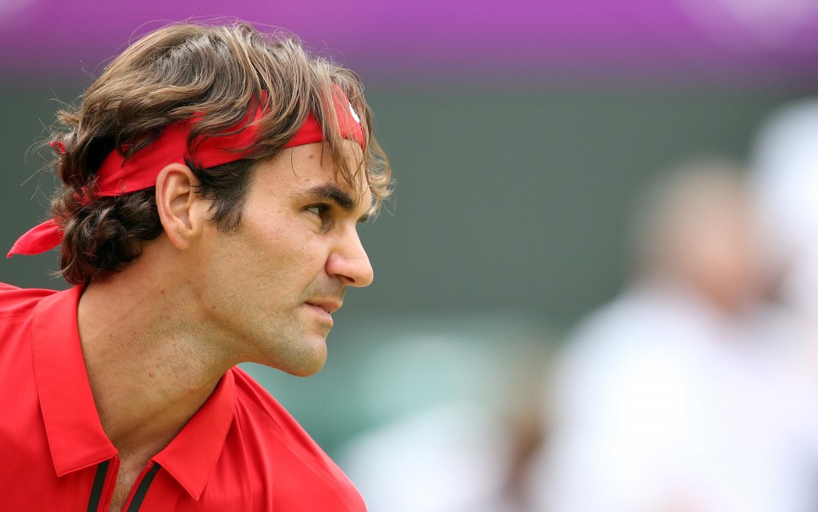 01.08.2012., Engleska, London - Olimpijske igre London 2012. Wimbledon, Roger Federer pobjedom nad Denisom Istominom izborio je cetvrtfinale.
Photo: Sanjin Strukic/PIXSELL