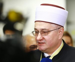 Zagreb: U Islamskom centru započela konferencija "Muslimanske zajednice u EuropI" 15.01.2019., Zagreb -  U Islamskom centru  zapocela je konferencija na temu Muslimanske zajednice u Europi - prava i duznosti.  Aziz ef. Hasanovic.
Photo: Borna Filic/PIXSELL