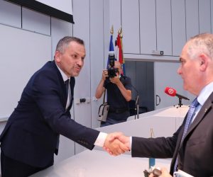 16.08.2021., Split - U trecem pokusaju konstituirana Skupstina Splitsko-dalmatinske zupanije i za predsjednika izabran Mate Simundic.
Photo: Ivo Cagalj/PIXSELL
