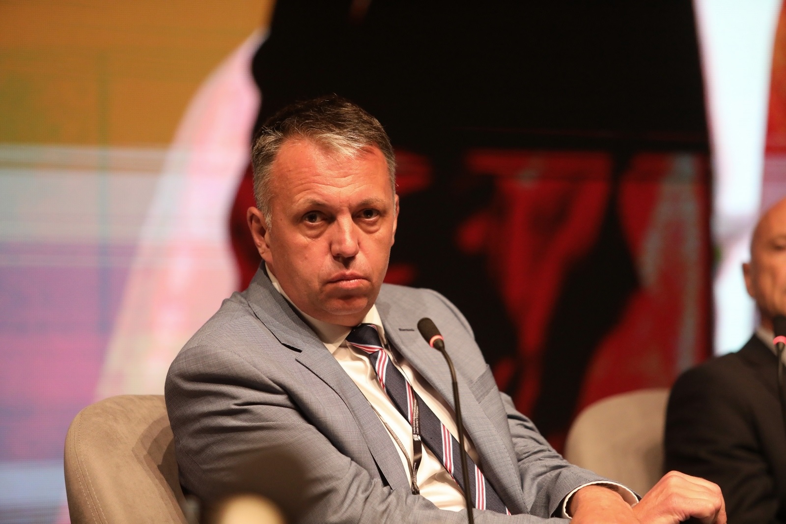 17.06.2021., Opatija - Otvorenje Dana Hrvatske komore inzenjera gradjevinarstva u centru Gervais. Druga panel rasprava. Gordan Hzanzek.
Photo: Goran Kovacic/PIXSELL