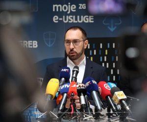 17.08.2021., Zagreb - Gradonacelnik grada Zagreba Tomislav Tomasevic odrzao konferenciju za medije.
Photo: Marko Prpic/PIXSELL