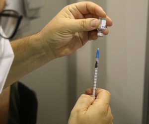 17, August, 2021, Belgrade - Supplementary, third (booster) dose of vaccine against kovid 19 has started to be given in Serbia as of today, and citizens will be invited by SMS and e-mail messages with a link that will take them to the eGovernment portal, where they will receive more detailed information. is from the Government of Serbia. Photo:B.P./ATAImages

17, avgust, 2021, Beograd  - Dopunska, treca (buster) doza vakcine protiv kovida 19 pocela je da se daje u Srbiji od danas, a pozivanje gradjana ce se obavljati SMS i i-mejl porukama sa linkom koji ce ih voditi na portal eUprave, gde ce dobiti detaljnije informacije, saopcteno je iz Vlade Srbije. Photo: B.P./ATAImages